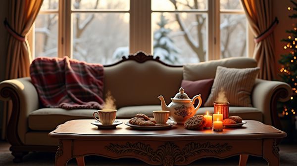 Plaid, canapé et chocolat chaud : le vrai luxe des soirées d'hiver