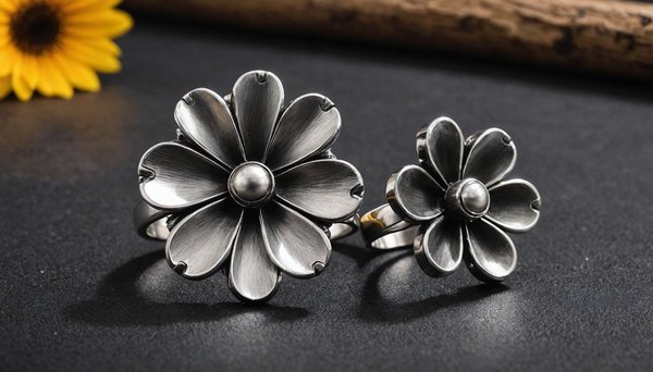 Découvrez la bague fleur inoxydable à prix exceptionnel
